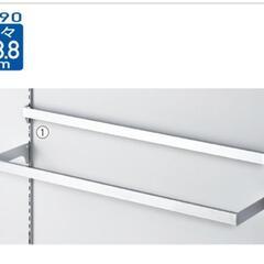 差し込み式の角バーセット。　&貫通式角バーセット 幅90cm (スリット芯々58.8／88.8cm用)の画像