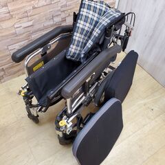 ※ MIKI ミキ 介助用車椅子 リクライニング&ティルト SKT-8 折りたたみ コンパクト収納 車イス★近隣配送無料 買取帝国 朝霞店の画像