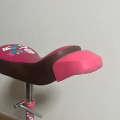 ブリジストン 女の子一輪車18インチスタンド付きの画像