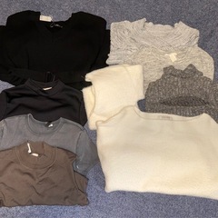 洋服 トップス ニット デニム等 まとめ売り レディース 未使用数点ありの画像