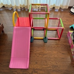 ハローキティ🎀すべり台付きジャングルジム🌈室内遊びに最適！の画像
