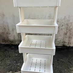 キャスター付きキッチンワゴンキッチンストッカーパントリー収納家具整理棚🍉プロフ必読 の画像