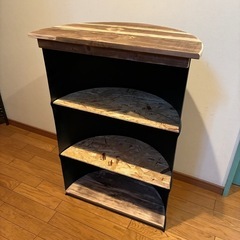 ドラム缶　飾り棚　の画像