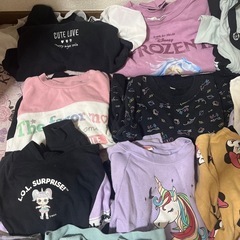 女の子秋冬服120cm、130cmの画像