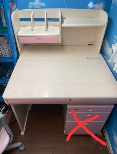 勉強机 学習机 ピンク