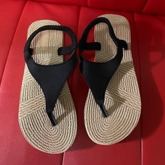 新品　未使用★女性用ブラックサンダルほの画像