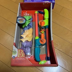 魔法の砂と魚釣りのおもちゃの画像