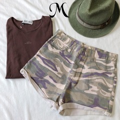  迷彩 ショートパンツ　新品の画像