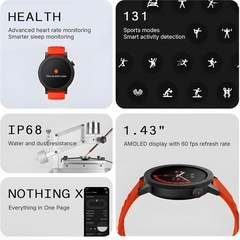②CMF by Nothing Watch 3 Pro スマートウォッチの画像