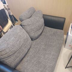 ソファ LOWYA オットマン付きの画像
