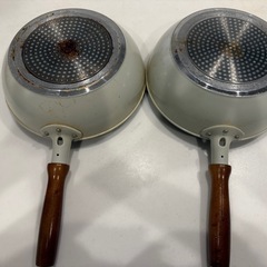【フライパン2台】便利な深型24cm　フライパン　炒める、煮る、焼くOK の画像