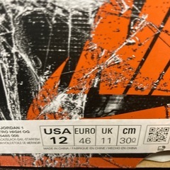 新品　Nike Jordan1 Shattered Backboard 2025の画像