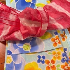 120相当 浴衣 柔らか帯の画像