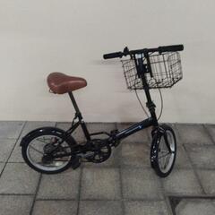 折りたたみ自転車の画像