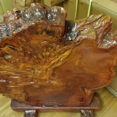 一枚板 約120cm×110 衝立 玄関 オブジェ 和風 インテリアの画像