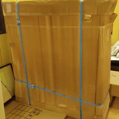未使用 黒檀 飾棚 4尺 128cm×120cm サイドボード 飾り棚の画像