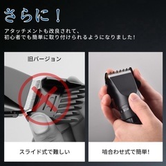 【新品未使用】① 電動バリカン 散髪 バリカン USB充電 低騒音 5段階モード LEDディスプレイ 切れ味抜群 アタッチメント付き ヘアカッター 大容量 コードレス 水洗い可能 プロ仕様の画像