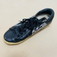 【美品】GOLDEN GOOSE 黒 レザースニーカーの画像