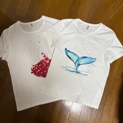 【新品】Tシャツ計14枚まとめ売り・デザイン2種、レデースM、L、XL、2XL、3XL 半袖の画像