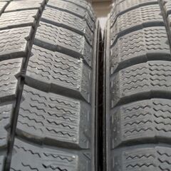 ２０２３年製ダンロップ冬タイヤ工賃込み１６５／６５Ｒ１４　４本セットの画像