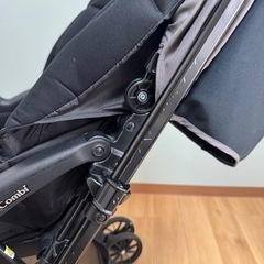 ベビーカー　コンビ　ロングフィット48エッグショックNJ ドリンクホルダー付
 の画像