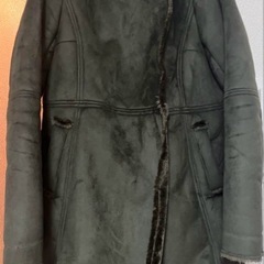 【美品】flaix （ランドワーズ） フェイクムートン レディース アウターの画像