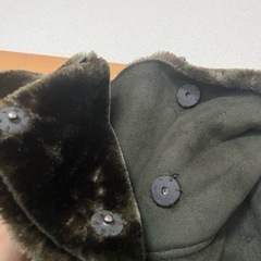 【美品】flaix （ランドワーズ） フェイクムートン レディース アウターの画像