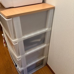 収納家具2(白)の画像