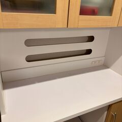 食器棚 キッチンボード レンジ台 幅90 可動棚付き 収納 キッチン収納 コンセント付き スライド棚付き シンプル おしゃれ キッチン 北欧 ハイタイプの画像