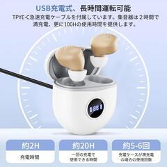集音器❣️高齢者 両耳片耳対応 耳穴型 小型 3.2g 軽量 4段階音量調節の画像