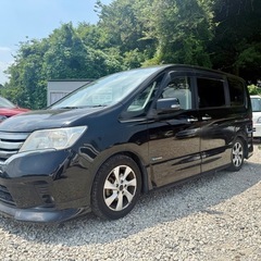 平成25年　日産セレナ　ハイウェイスターHVエアロモード　91,530kmの画像