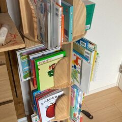 【等々力】子供用・回転本棚（本棚のみ）の画像