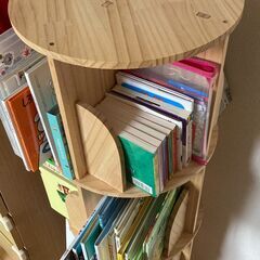 【等々力】子供用・回転本棚（本棚のみ）の画像