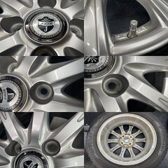 【YOKOHAMA ice GUARD iG60 185/60R15】スタッドレス【Weds JOKER 15インチ 5.5J4HPCD100+42】23年製 バリ溝 ヤリス ヴィッツ等 (STH020)の画像