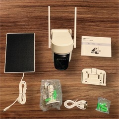 防犯カメラ 屋外 ソーラー 2K解像度 WiFi 屋外 監視カメラ ワイヤレスの画像