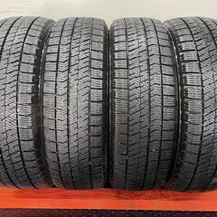【BS BLIZZAK VRX2 165/55R15】スタッドレス【BS BALMINUM 15インチ 4.5J4HPCD100+48】21年製 バリ溝 スペーシア ワゴンR等　(STH021)の画像