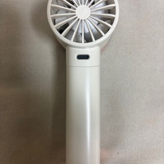［美品］USB充電式　ポータブル冷却ハンディファンの画像