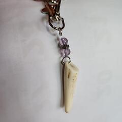 シカ角キーホルダー⑭　ハンドメイドの画像