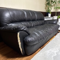 革ソファーの画像