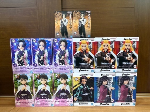 【決まりました】鬼滅の刃　煉獄　無惨　カナヲ　冨岡　炭治郎　しのぶ　グランディスタ　グリッターグラマラス　セット