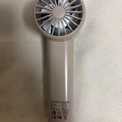 ［美品］USB充電式　ポータブル冷却ハンディファンの画像