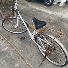 26インチ　ママチャリ🚲　6段ギア付き♪ サビ傷ありますが、乗る分には問題なし♪の画像