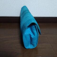 蛇革　パイソン　クラッチバッグの画像