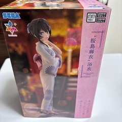 （未開封）桜島麻衣(さくらじままい) 青春ブタ野郎はバニーガール先輩の夢を見ない Luminasta『桜島麻衣』浴衣 フィギュア の画像