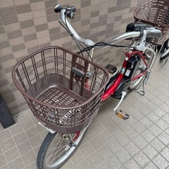YAMAHA 電動自転車 20インチ　3段変速の画像