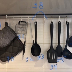 キッチン用品一式39点セットの画像