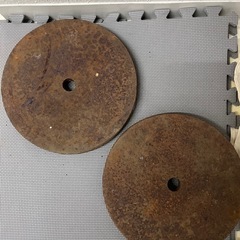10kg プレート 2枚 サビ有り　お引き取りの画像