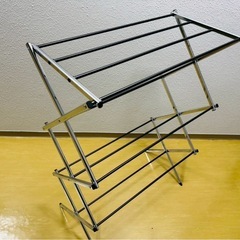 【引取早い方優先！】【美品】折り畳み式物干しスタンドの画像