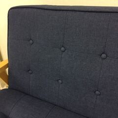  24943  2人掛けファブリックソファ　幅116cm    ◆大阪市内・東大阪市他 6,000円以上ご購入で無料配達いたします！◆ ※高槻・枚方方面◆西宮・尼崎方面◆生駒方面　それぞれ条件付き無料配送あり！            の画像