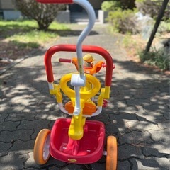 　決まりました。　アンパンマン三輪車の画像